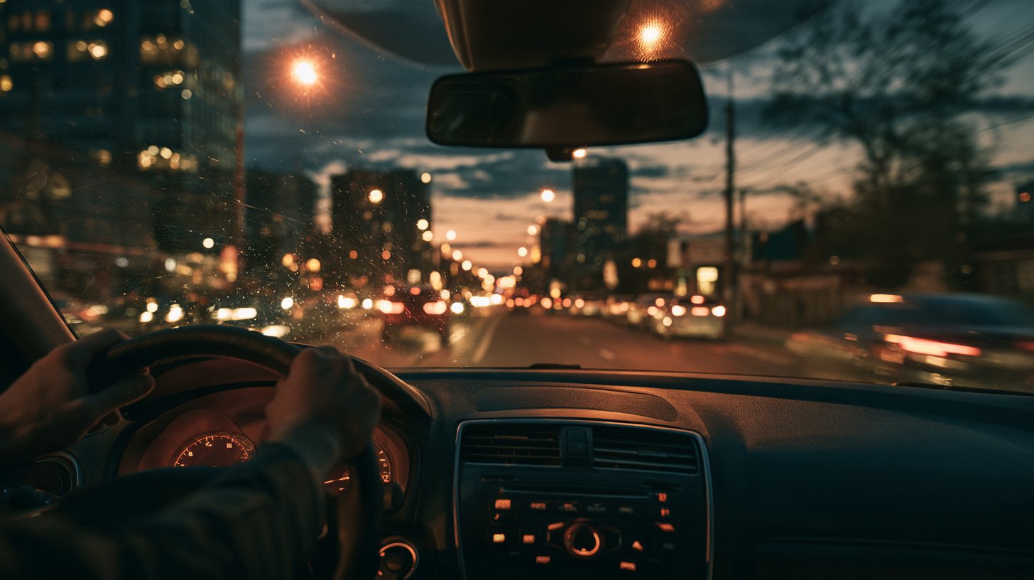 Calle con topes y baches en la Ciudad de México que desgastan la suspensión de tu auto.